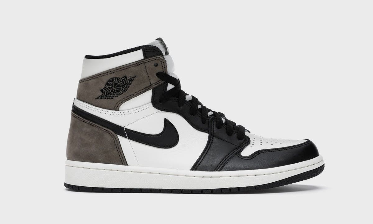 black and brown jordan 1s